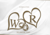 Cute Wedding Ring Font - Featured Image