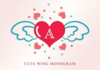 Cute Wing Monogram Font - Featured Image