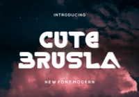 Cutebrusla Font - Featured Image