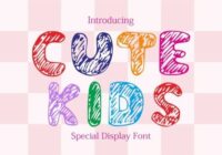 Cutekids Regular Font - Featured Image