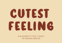 Cutest Feeling Font - Featured Image
