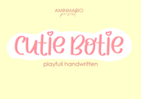 Cutie Botie Font - Featured Image