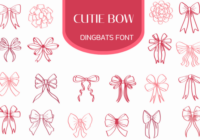 Cutie Bow Font - Featured Image