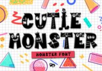 Cutie Monster Font - Featured Image