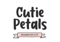 Cutie Patals Font - Featured Image