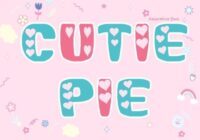 Cutie Pie Font - Featured Image