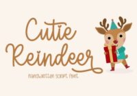 Cutie Reindeer Font - Featured Image