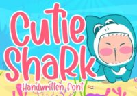 Cutie Shark Font - Featured Image