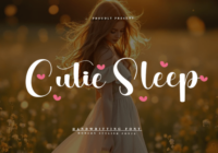 Cutie Sleep Font - Featured Image