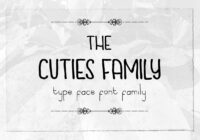 Cuties Caps Font - Featured Image