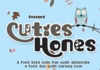 Cuties Hones Font - Featured Image