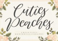 Cuties Peaches Font - Featured Image