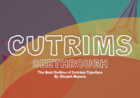 Cutrims Seethrough Font - Featured Image