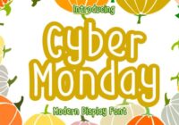 Cyber Monday Font - Featured Image