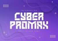 Cyber Promax Font - Featured Image