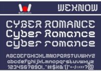 Cyber Romance Font - Featured Image