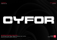 Cyfor Font - Featured Image