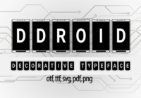 DDroid Font - Featured Image