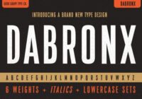 Dabronx Font - Featured Image