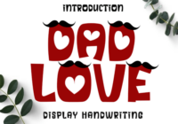 Dad Love Font - Featured Image