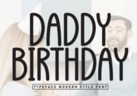 Daddy Birthday Font - Featured Image