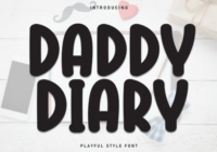 Daddy Diary Font - Featured Image