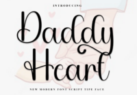 Daddy Heart Font - Featured Image