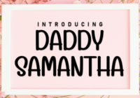 Daddy Samantha Font - Featured Image