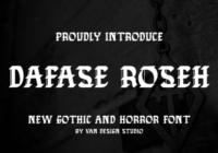 Dafase Roseh Font - Featured Image