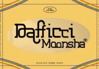 Dafficci Moonsha Font - Featured Image