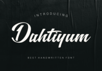 Dahtiyum Font - Featured Image