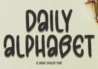 Daily Alphabet Font - Featured Image