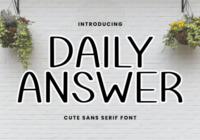 Daily Answer Font - Featured Image