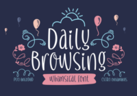 Daily Browsing Font - Featured Image
