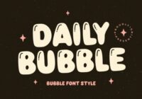 Daily Bubble Font - Featured Image