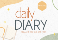 Daily Diary Font - Featured Image