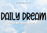 Daily Dream Font - Featured Image