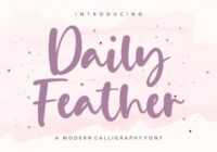 Daily Feather Font - Featured Image