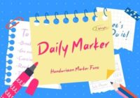 Daily Marker Font - Featured Image