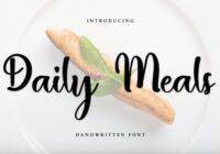 Daily Meals Font - Featured Image