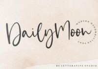 Daily Moon Font - Featured Image