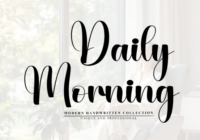 Daily Morning Font - Featured Image