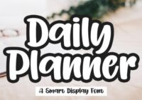 Daily Planner Font - Featured Image