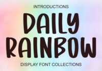 Daily Rainbow Font - Featured Image