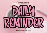 Daily Reminder Font - Featured Image