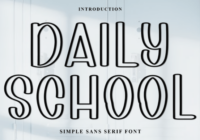 Daily School Font - Featured Image