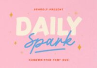 Daily Spark Font - Featured Image