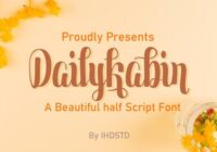 Dailykabin Font - Featured Image