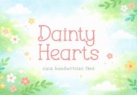 Dainty Hearts Font - Featured Image