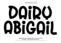 Dairy Abigail Font - Featured Image